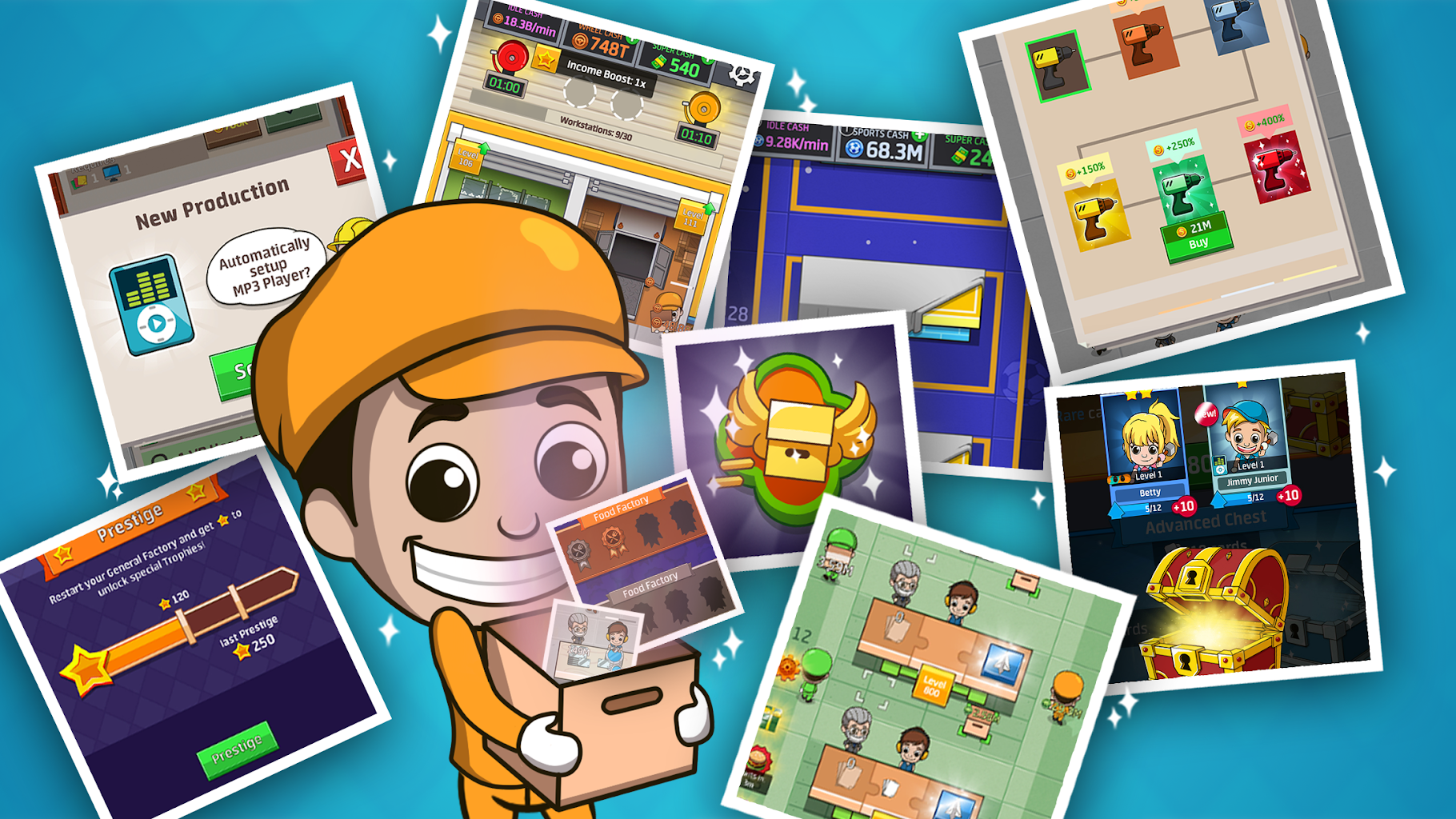 Download Idle Factory Tycoon 2.3.0 APK (MOD free shopping