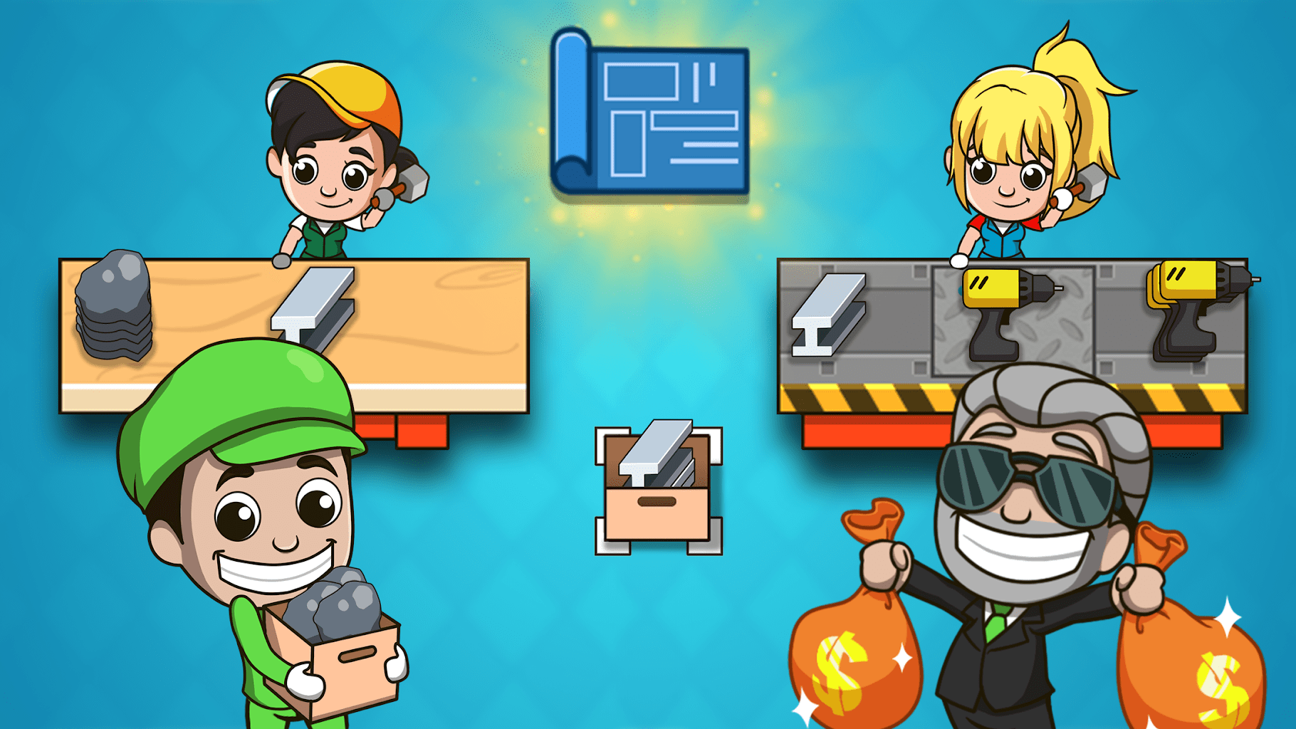 Download Idle Factory Tycoon 2.3.0 APK (MOD free shopping