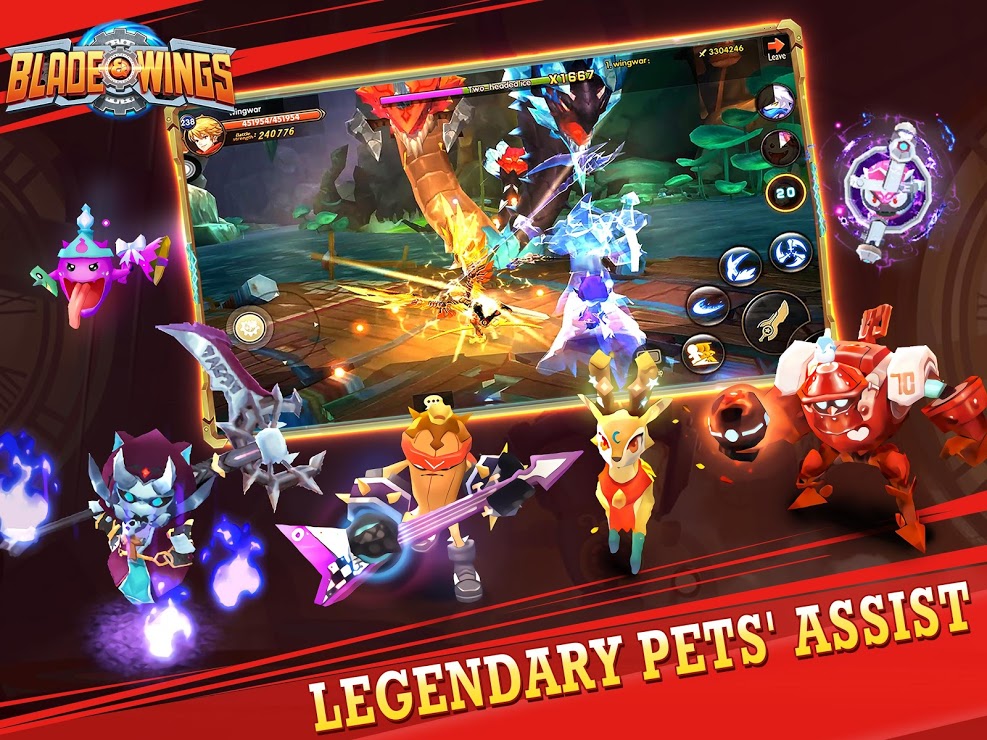 Download Blade & Wings Future Fantasy 3D Anime MMORPG