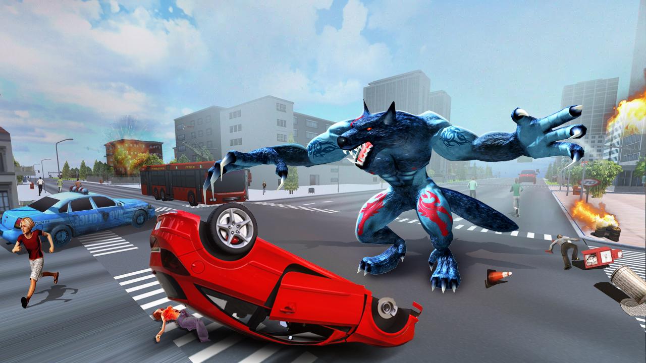 Download The Angry Wolf Simulator Werewolf Games 1.6 APK (MOD money