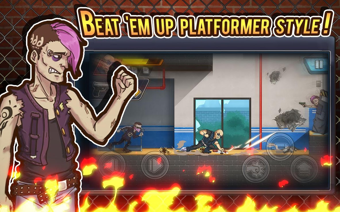 Download Fist of Rage 2D Battle Platformer 1.5 APK (MOD
