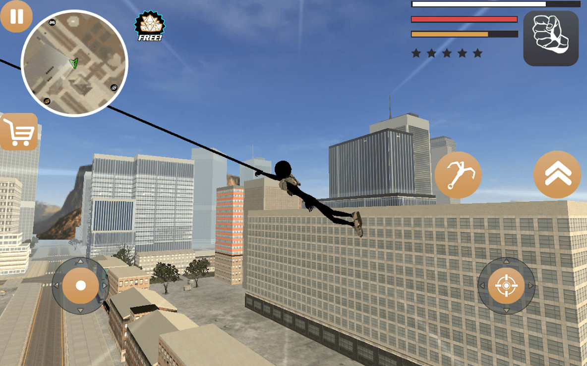 Download Stickman Rope Hero 2 2.5.190 APK (MOD money) for android
