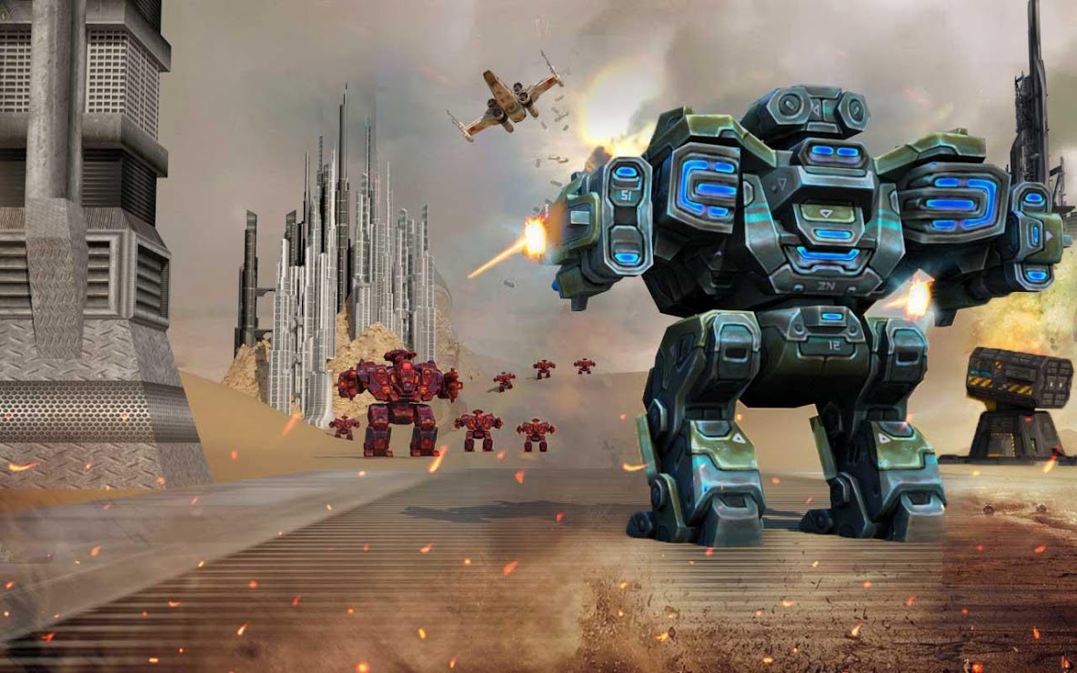 Download FUTURISTIC WAR ROBOTS 1.1.1 APK (MOD money) for android