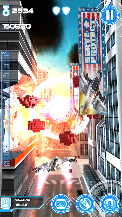 Download Jet Run City Defender 1.35 APK (MOD money) for