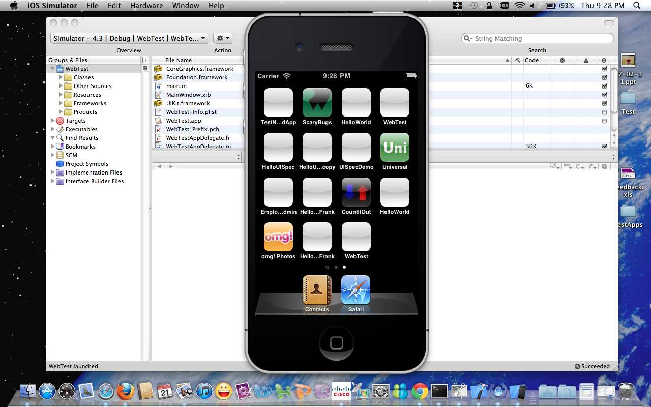 No existen emuladores de iOS y quien te diga lo contrario