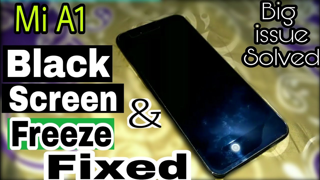How To Fix Mi A1 Black Screen Issue With Ambient Display ON Android