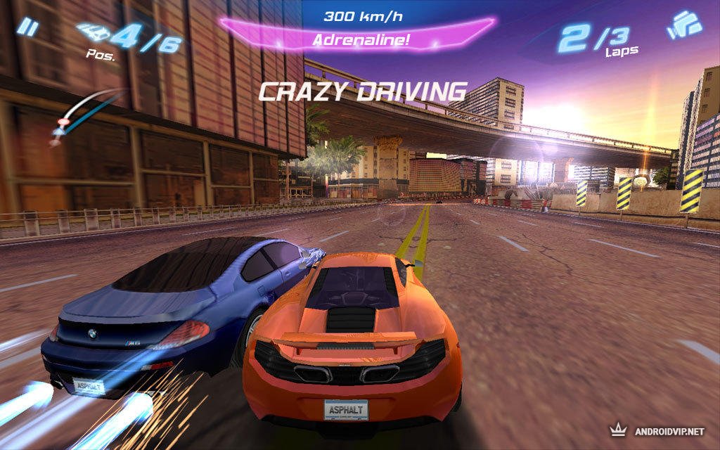 Asphalt 6 Adrenaline скачать на Андроид бесплатно версия APK 1.3.3