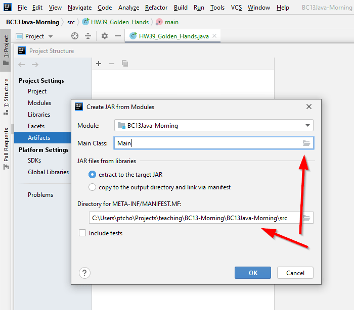 035 Java Creating a Jar File andron13