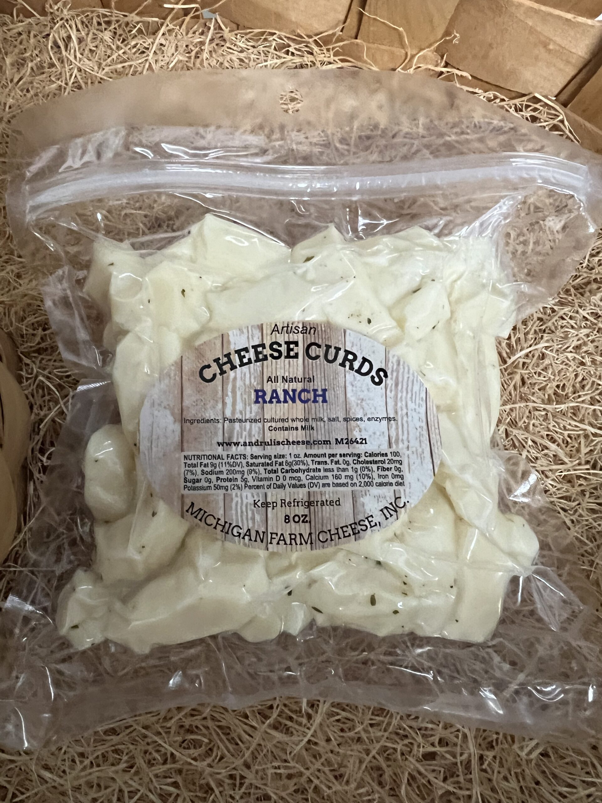 Ranch Cheese Curds Andrulis Cheese