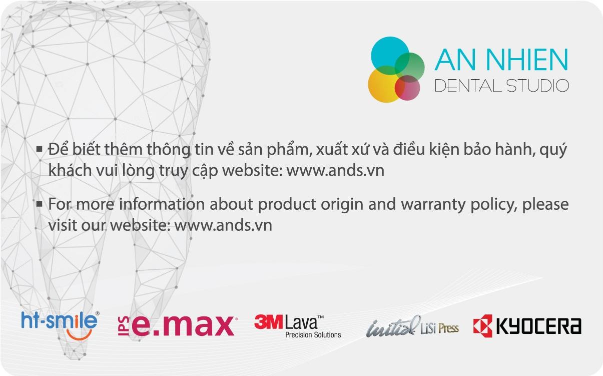 An Nhien Dental Studio » Warranty