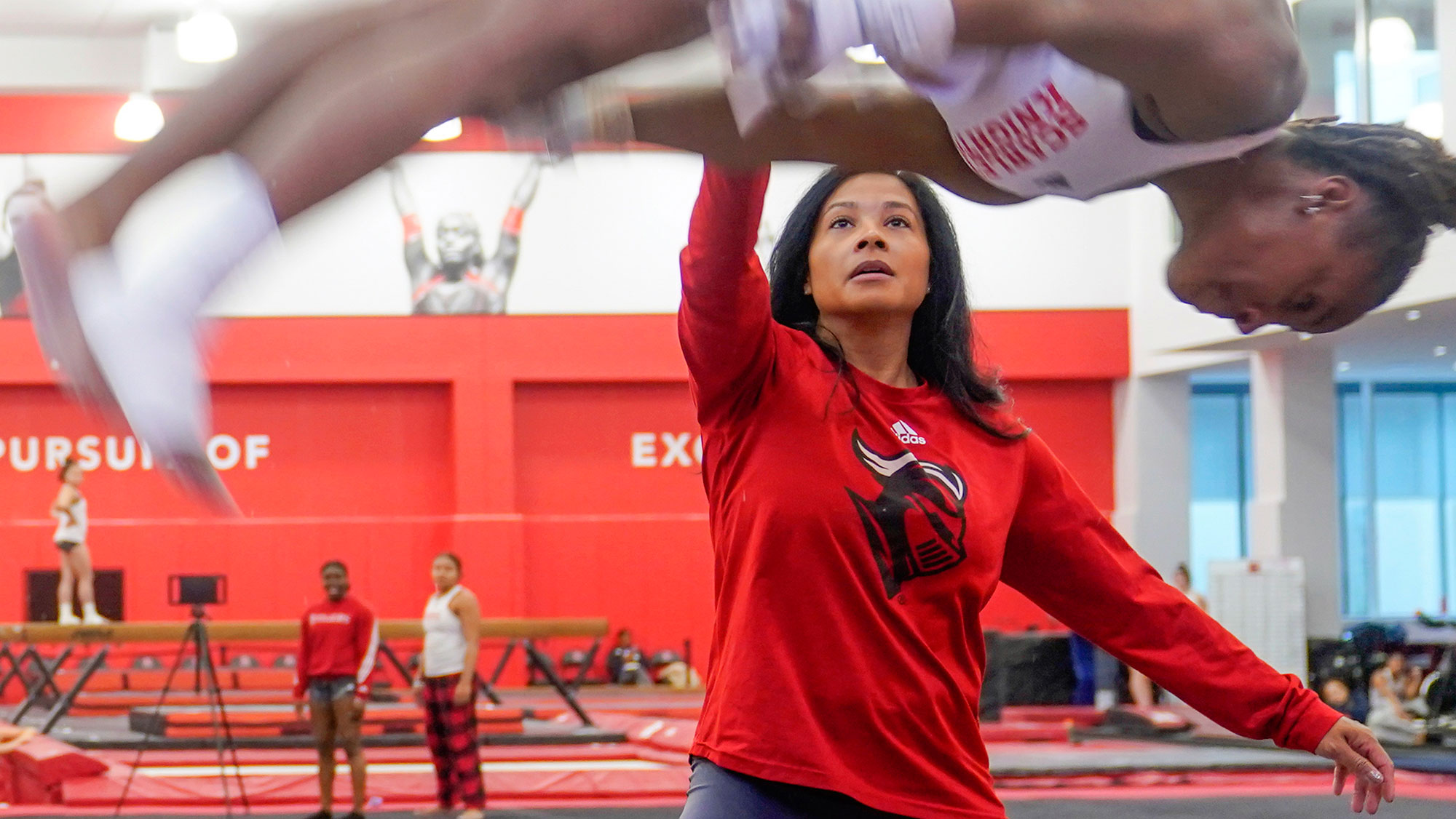 Rutgers gymnastics coach Umme SalimBeasley advocates for change