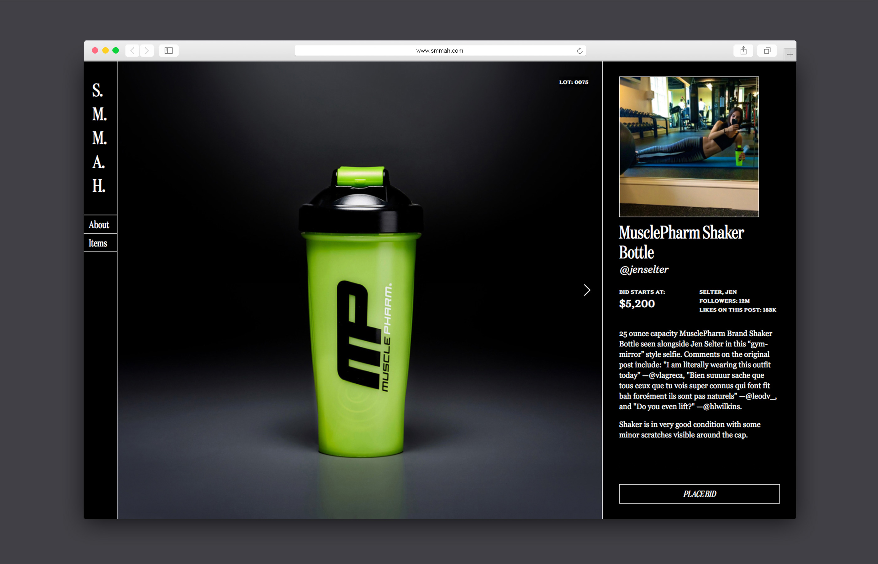 THE SOCIAL MEDIA MEMORABILIA AUCTION HOUSE — Talmor & Talmor & Talmor