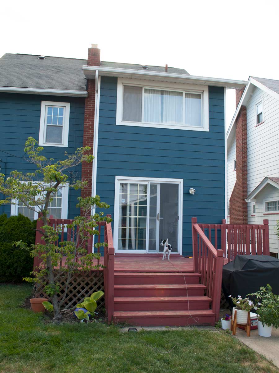 Dark Teal House Paint Reveal (Before and After!) And Then We Tried