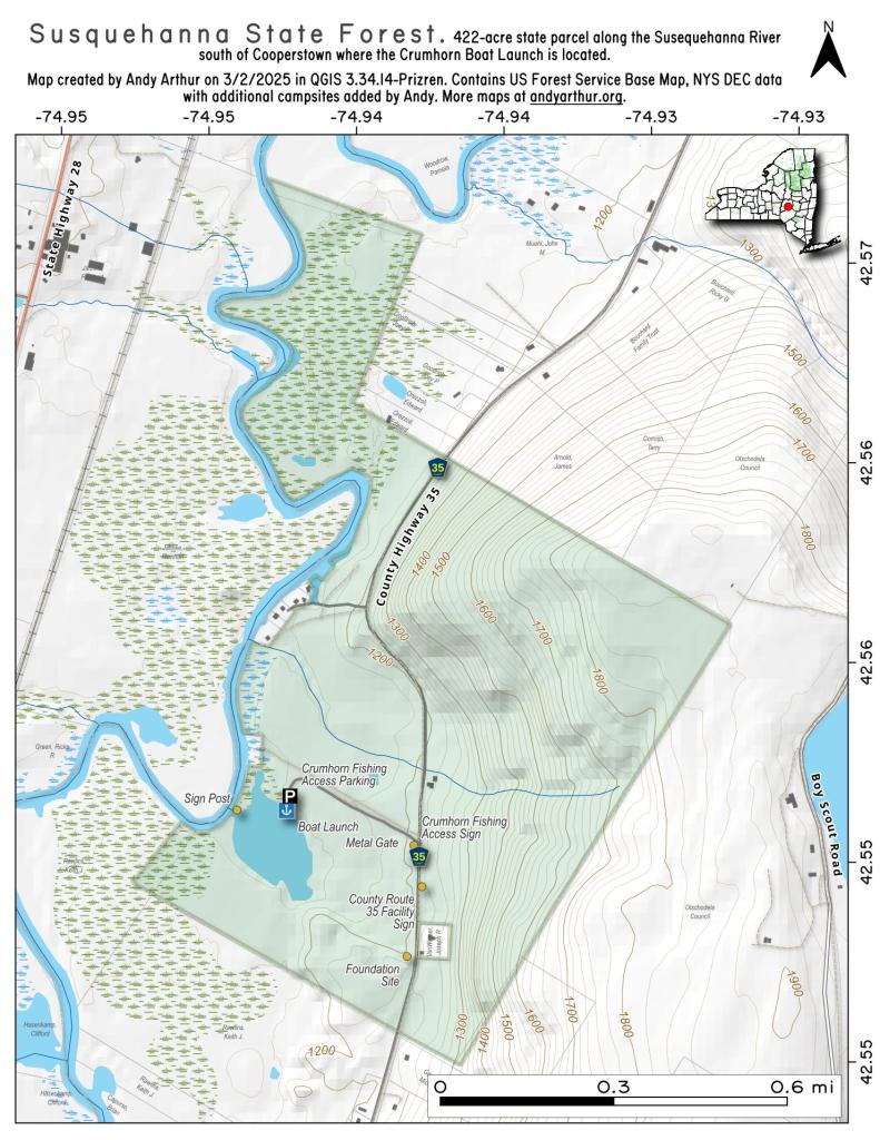 Where to Camp in Wilcox Lake Wild Forest Andy