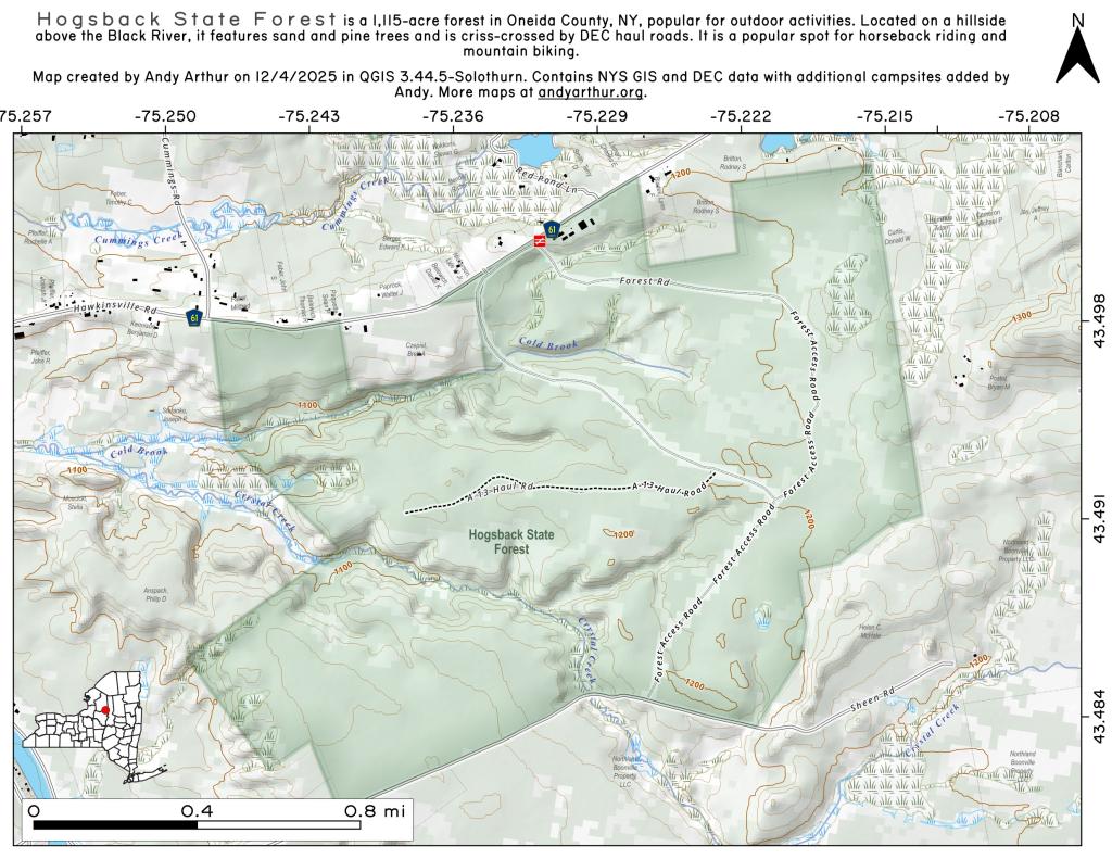 Hogsback State Forest Maps, Photos, Videos, Aerial Photography
