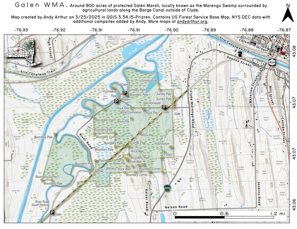 Galen WMA Maps, Photos, Videos, Aerial Photography, Charts Andy