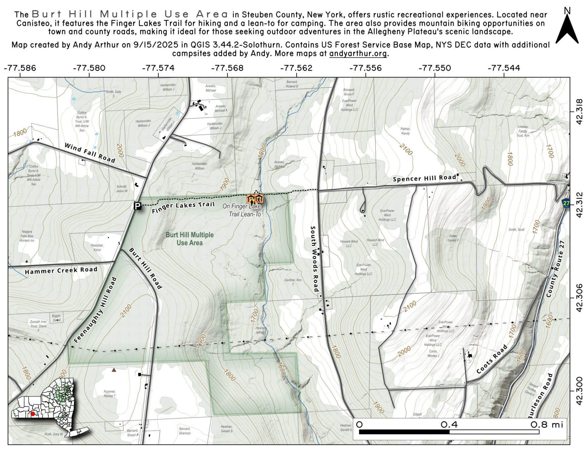 Canisteo Ny Map