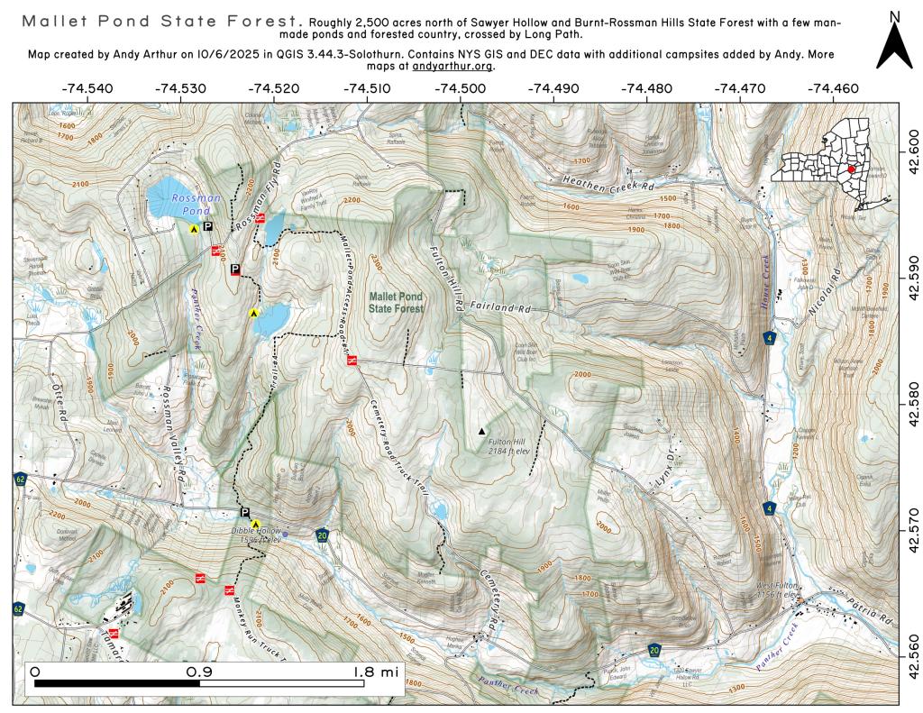 Mallet Pond State Forest Andy