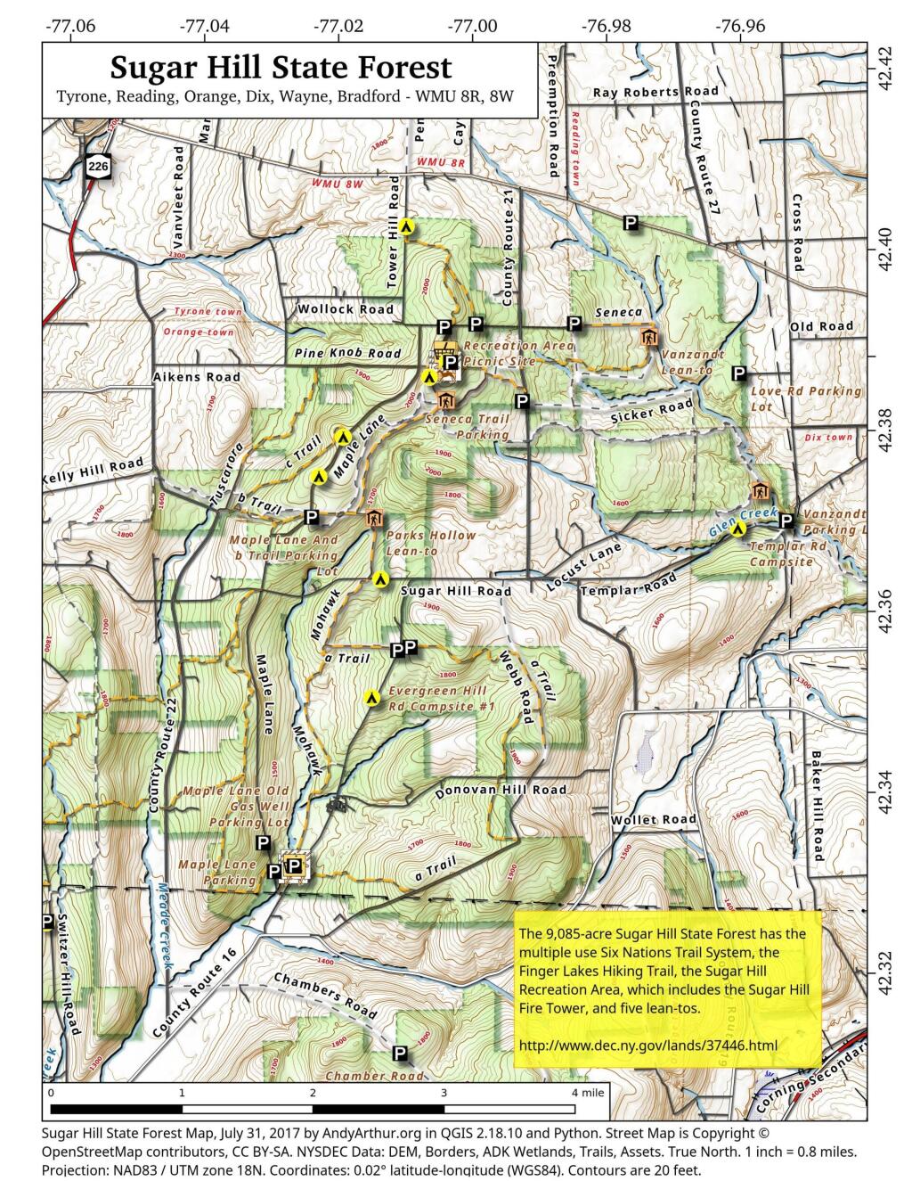 Sugar Hill State Forest Maps, Photos, Videos, Aerial Photography