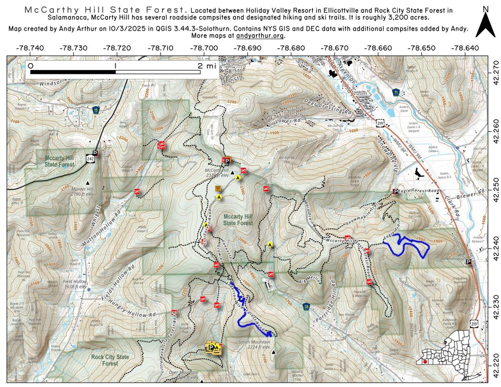 Rock City and McCarty Hill State Forest Andy