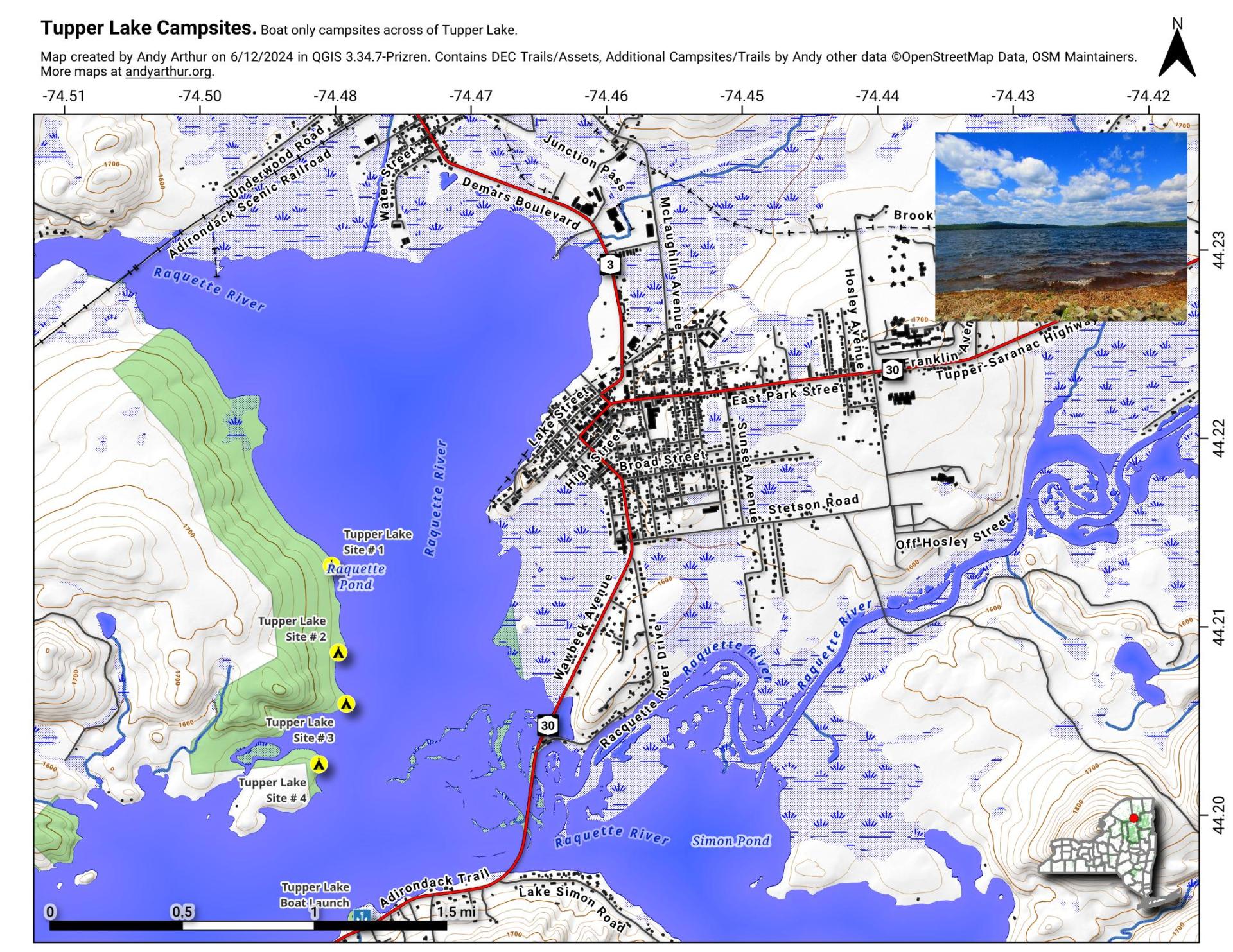 Tupper Lake Ny Map Draw A Topographic Map vrogue.co