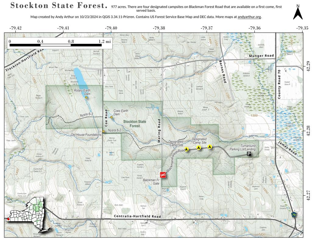 Stockton State Park Map