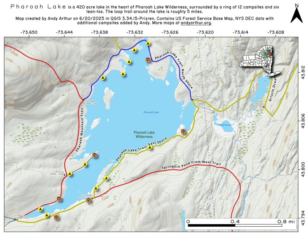 Pharaoh Lake Wilderness Maps, Photos, Videos, Aerial Photography, Charts Andy