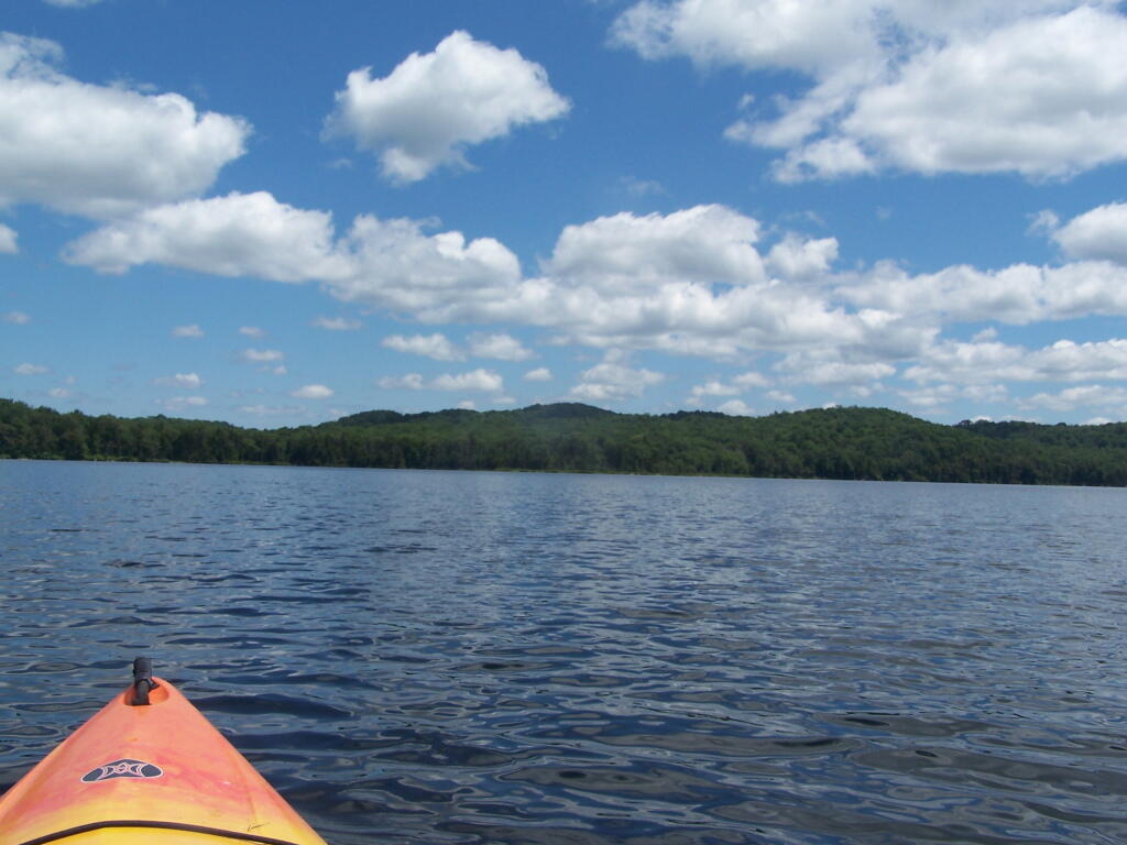 Kayaking Woodhull Lake Andy