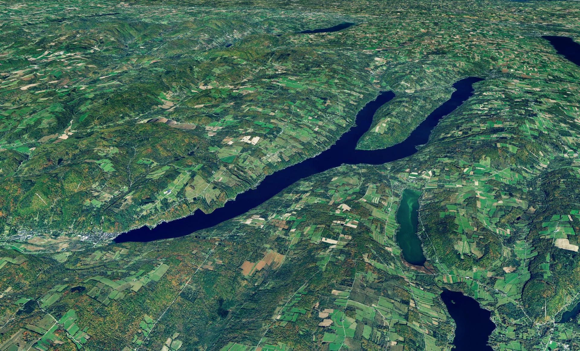 Terrain Map Keuka Lake Andy