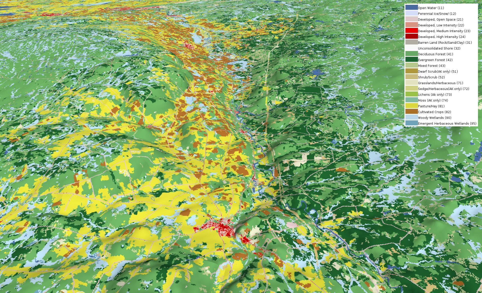 Terrain Map Black River Valley Andy