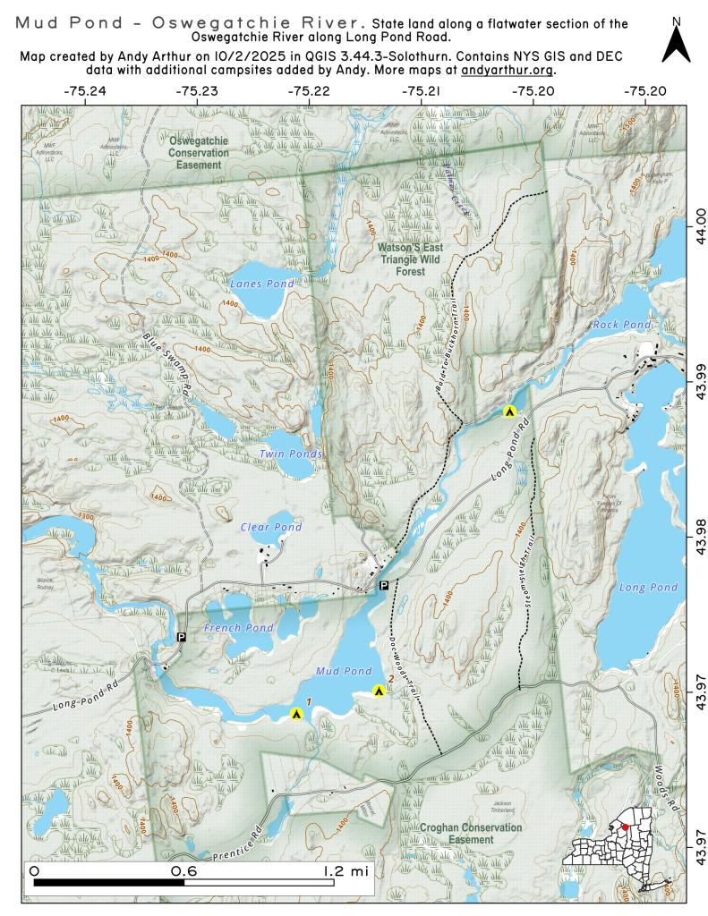 Watsons East Triangle Wild Forest Maps, Photos, Videos, Aerial