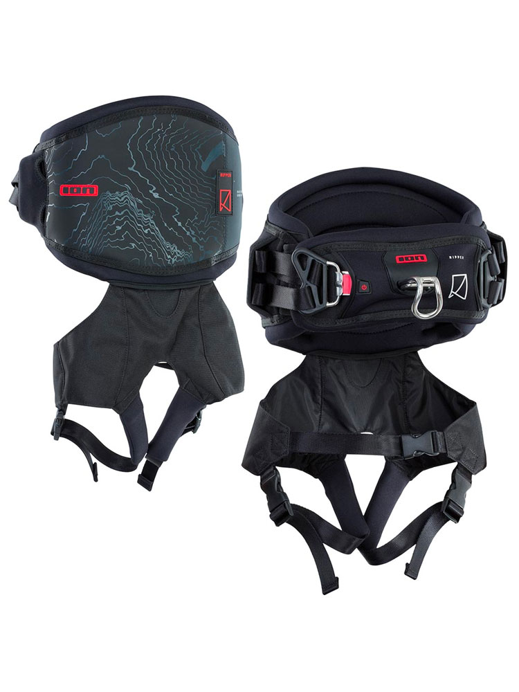 2022 ION Icon 9 Windsurf Waist Harness Black 482124746 Andy Biggs