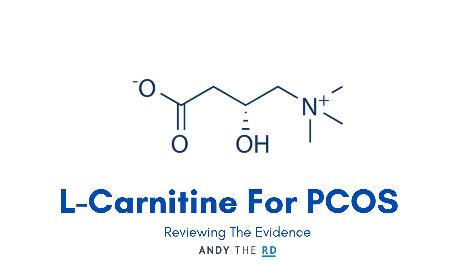 LCarnitine For Women With PCOS Does It Help? Andy The RD