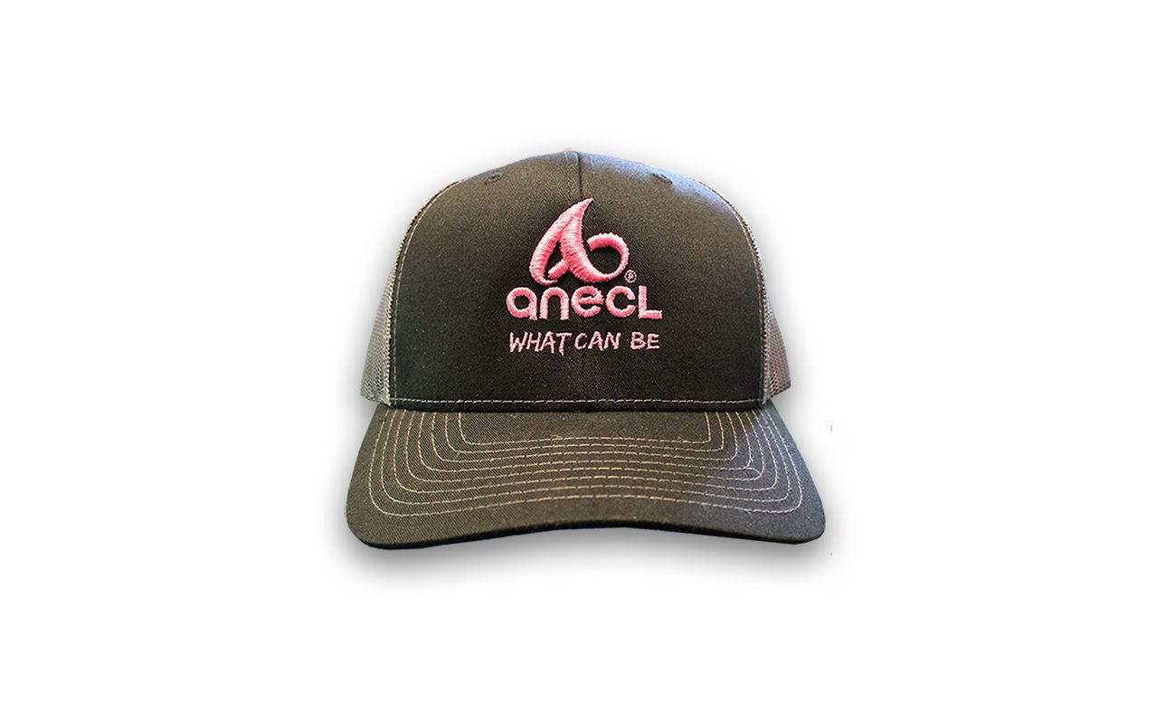 Black Pink Anecl Trucker Cap ANECL