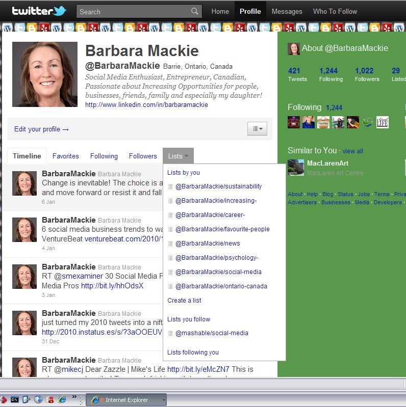 Twitter Lists Executive Resume Writing Service