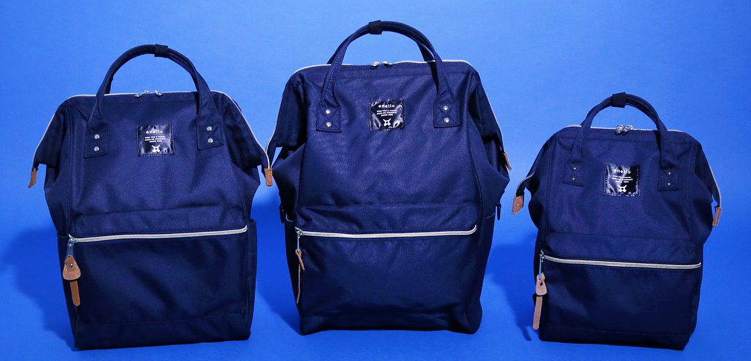 Anello 11 Pockets Polyester Canvas Backpack Rucksack Large Size ATB2521