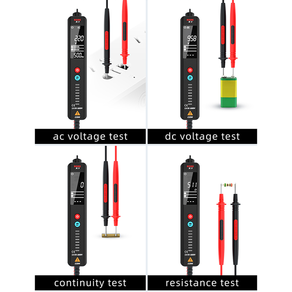 X1 Non Contact Voltage Detector Live Wire Tester Voltmeter Multimeter ANENG MULTIMETER