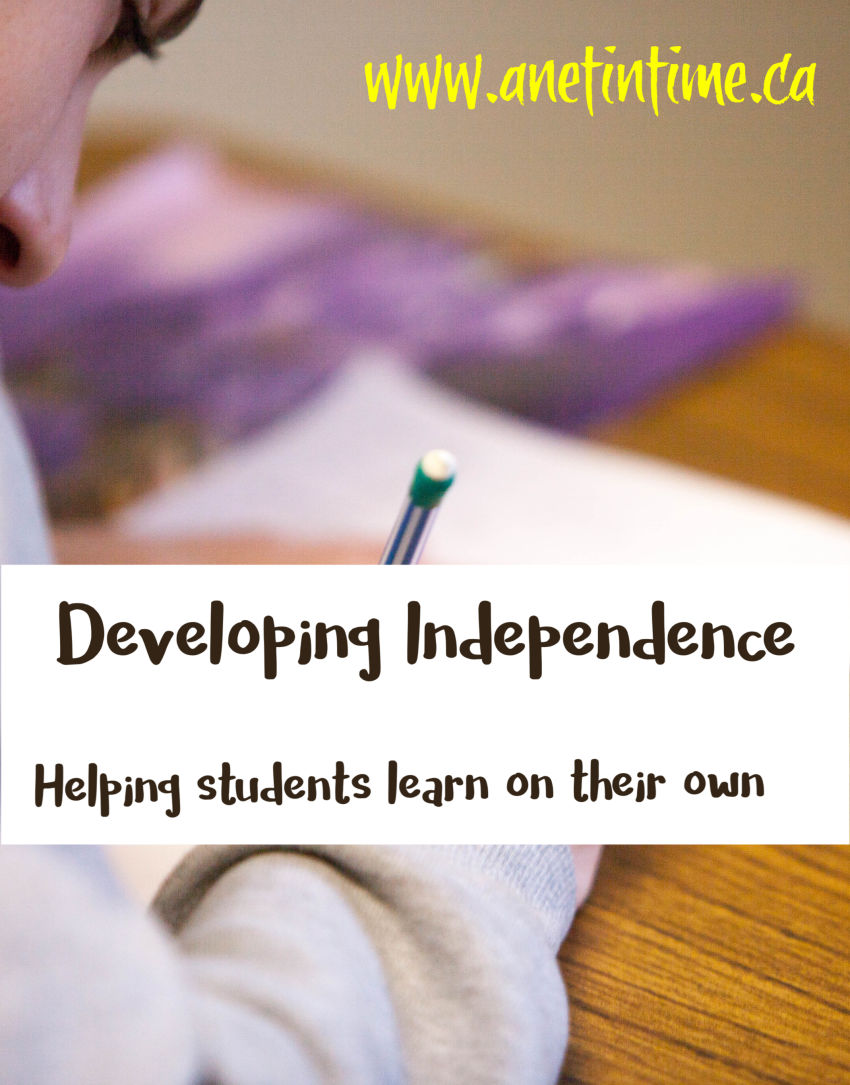 Developing Independence A Net in Time