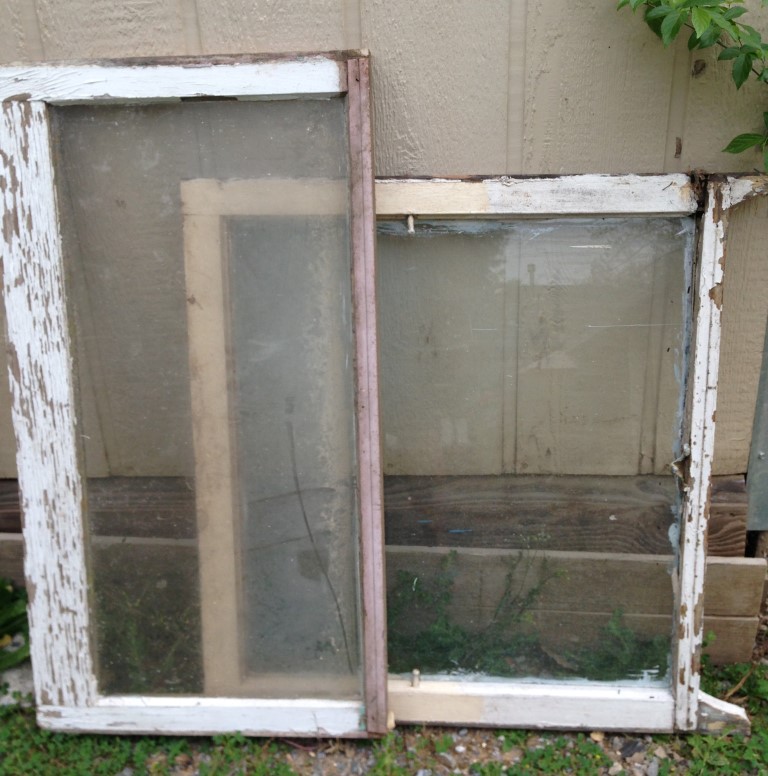 How One Creative Couple Turned Old Windows into an Adorable Greenhouse