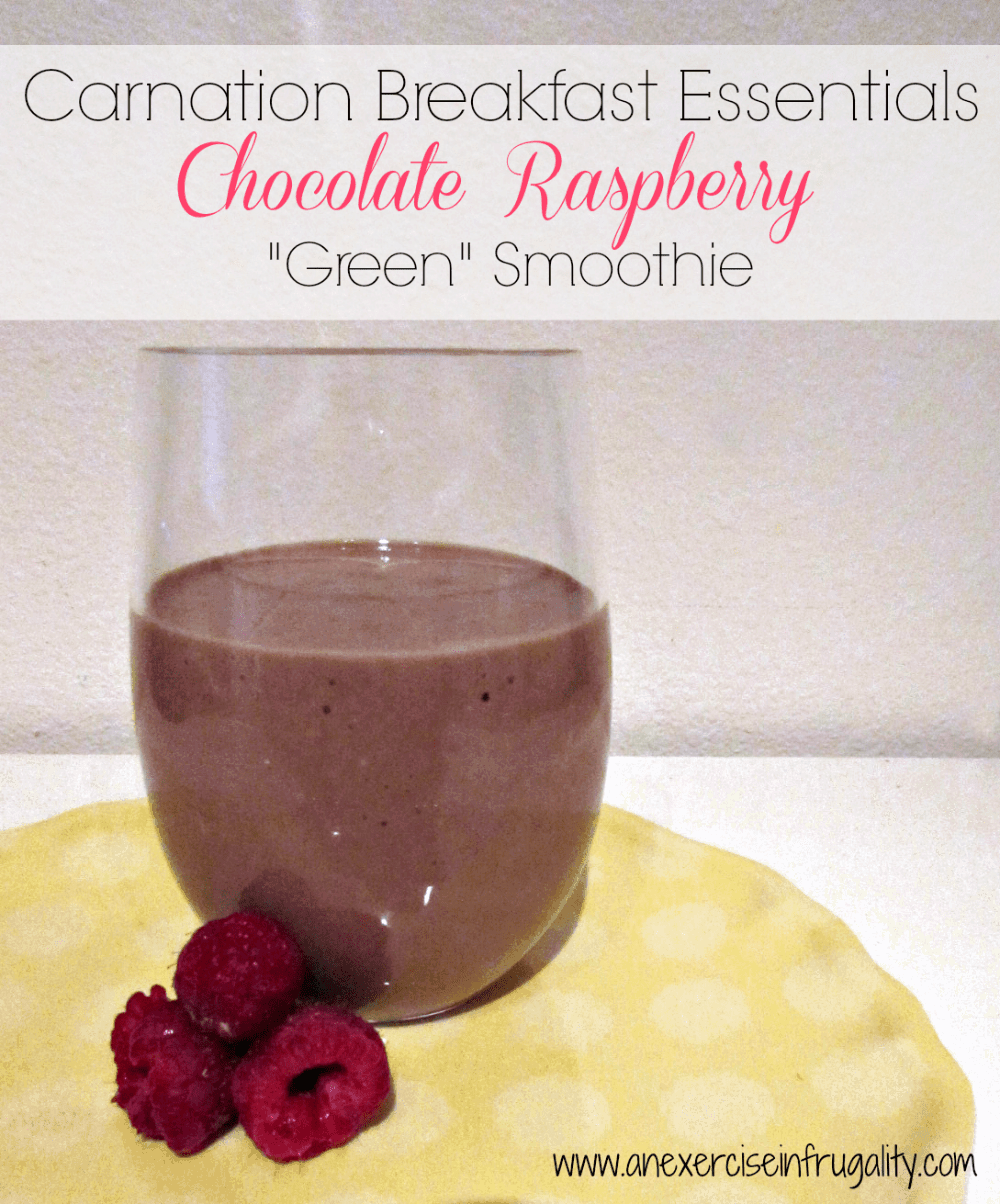 Carnation Breakfast Essentials Chocolate Raspberry Green Smoothie An