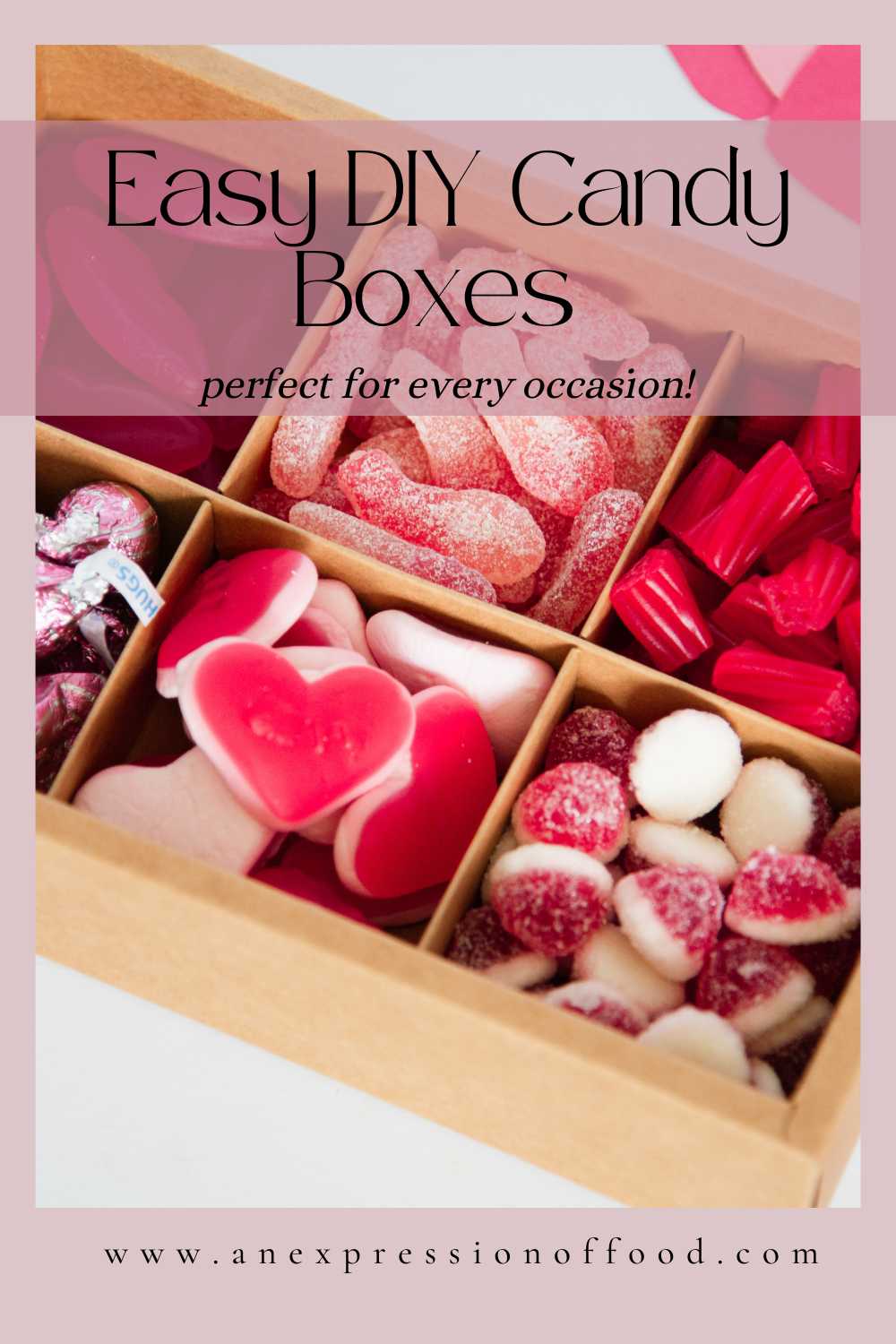 Easy homemade candy boxes DIY gift idea An Expression Of Food