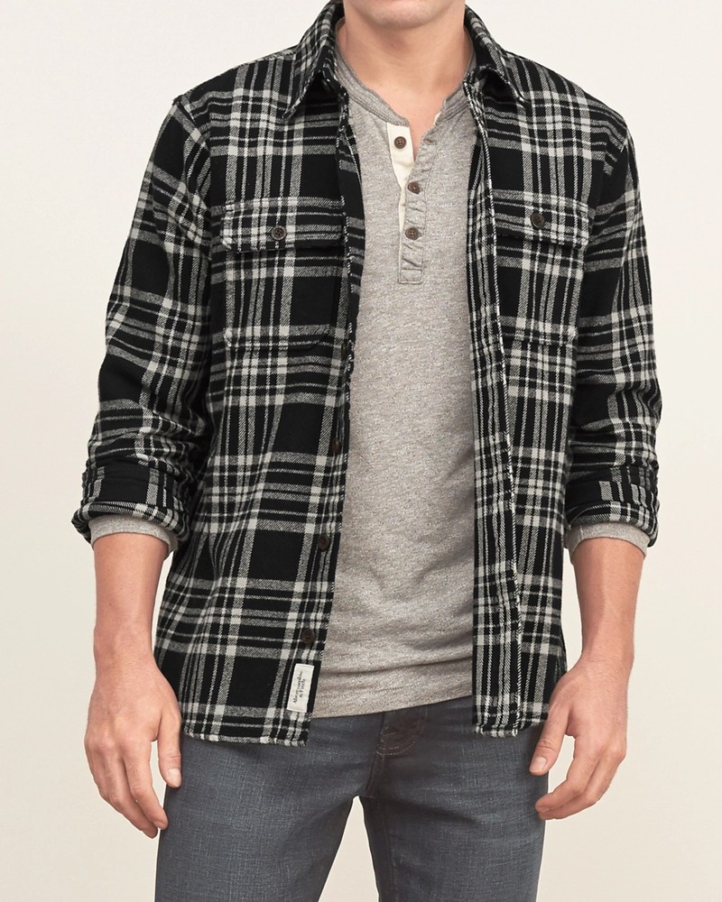 Mens Plaid Flannel Shirt Mens Clearance