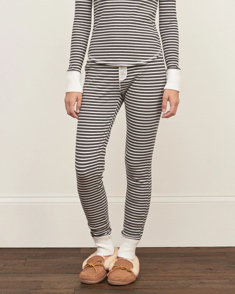 Womens Patterned Sleep Leggings