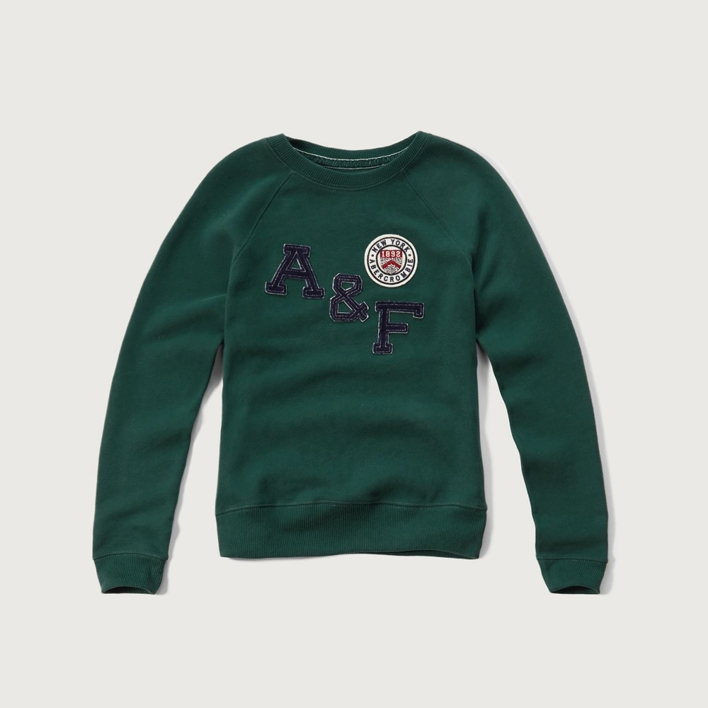 Womens Applique Logo Sweatshirt Womens Tops