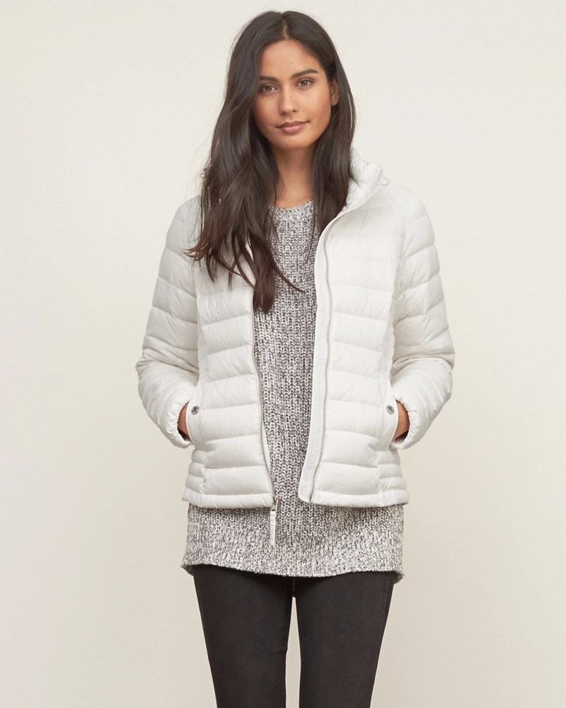 Womens A&F Down Series Lightweight Puffer Jacket Womens Clearance