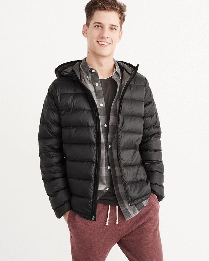 Lightweight Hooded Puffer Jacket