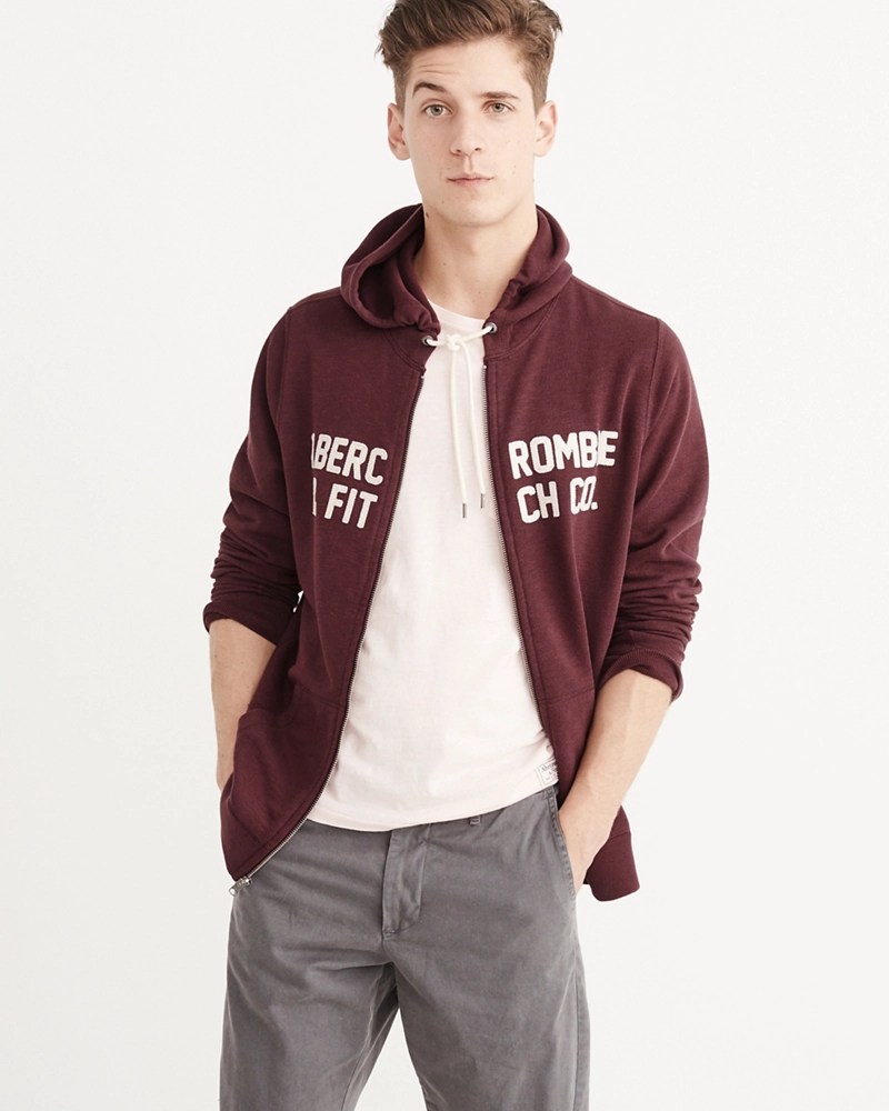 Mens Graphic FullZip Hoodie Mens Clearance