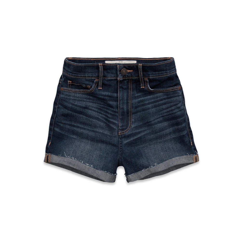 Womens A&F Natural Waist Short Shorts Womens Clearance