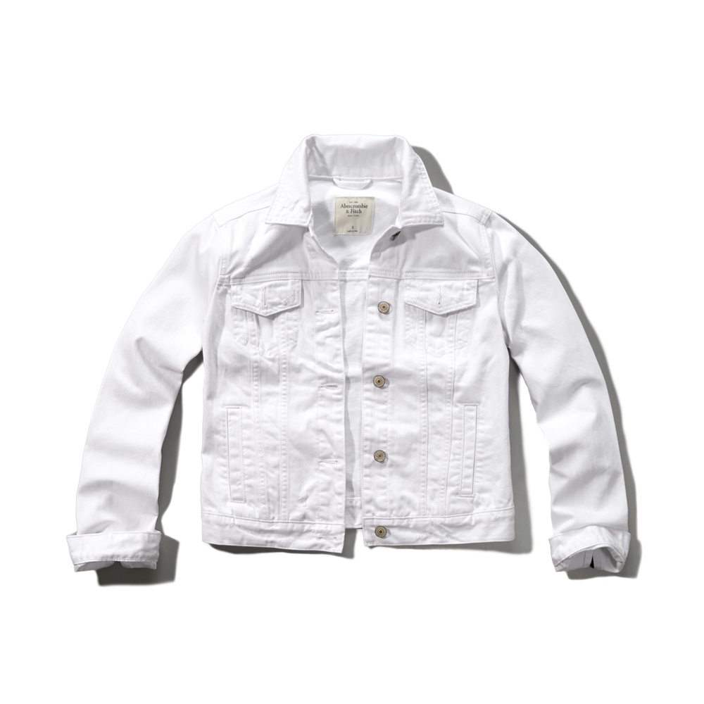 Womens White Denim Jacket Womens Clearance