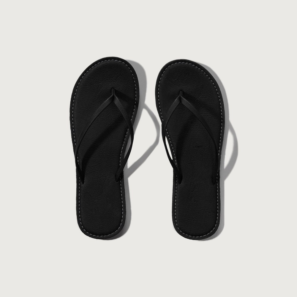 Womens Leather Flip Flops Womens Shoes Abercrombie.co.uk